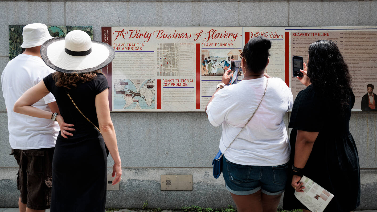 <p>Interpretive materials that expound on the history of slavery at Independence National Historical Park have been identified as problematic as well. </p>